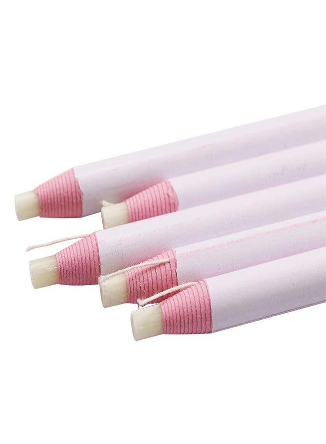 Crazygol White Tailoring Marker Pencils Self-Peel & Dust-Free Tailor Chalk (Pack of 12) Tailor Chalk - Image 2